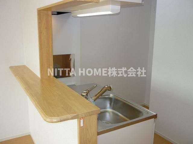 テイグレ雅のキッチン|ガスコンロ設置可能です(^^♪