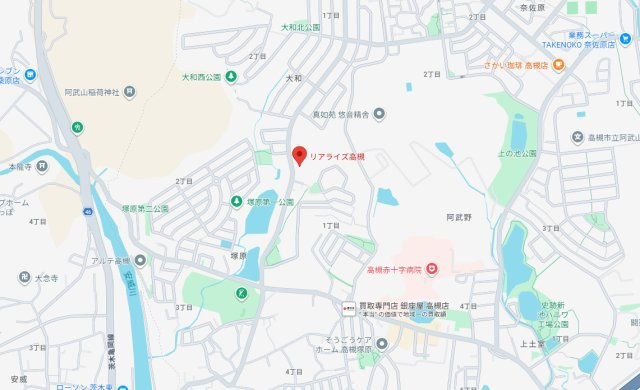 リアライズ高槻の地図