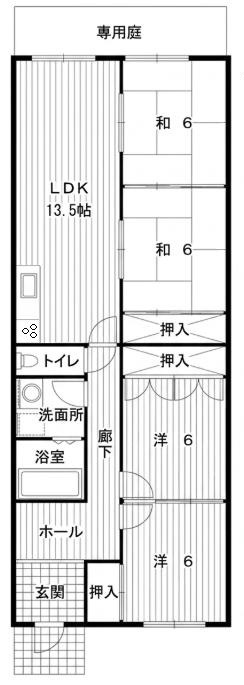 山本マンションの間取り
