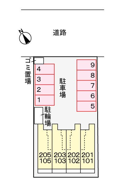エスターテ　　刈谷市の賃貸ならクラスホーム刈谷店の駐車場