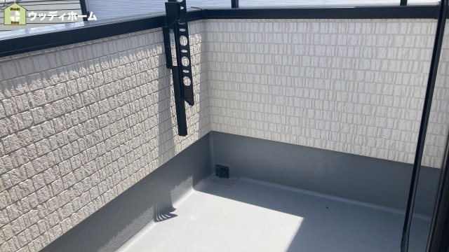 越谷市南越谷　新築一戸建て　2号棟のバルコニー