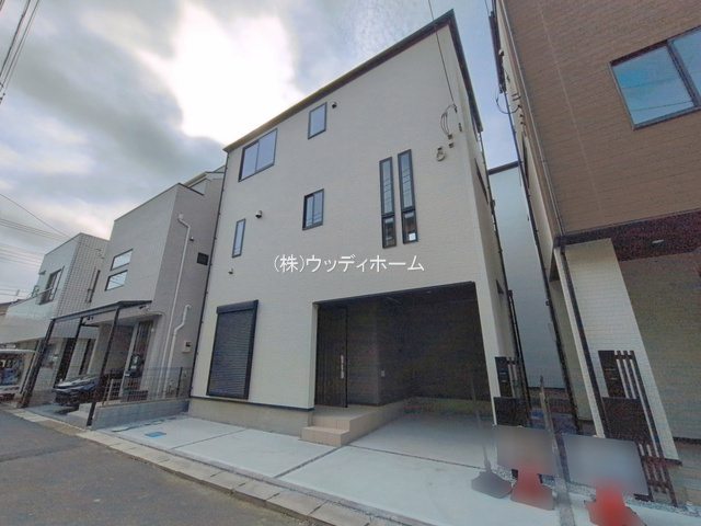 越谷市南越谷　新築一戸建て　3号棟の外観