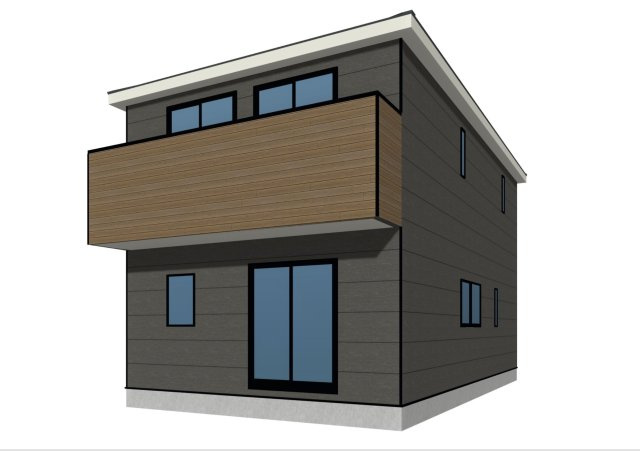 北九州市八幡西区光貞台第2の外観パース