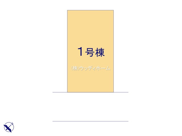 越谷市大沢15期　新築一戸建ての区画図