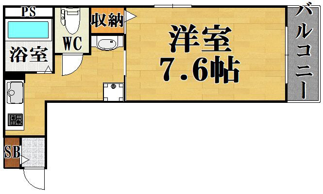MYハイツ七隈の間取り