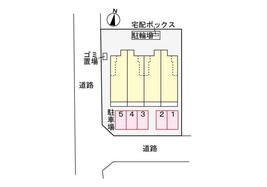 メロウハウス共栄　　刈谷市近郊の賃貸はクラスホーム刈谷店の駐車場