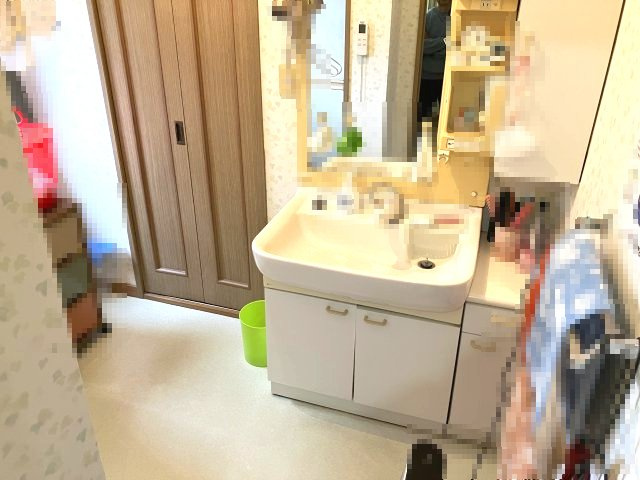 八社宮　中古戸建　6LDKの脱衣所