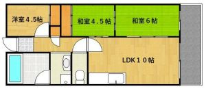 モアレ大久保の間取り