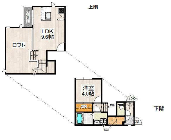 CB大橋ソワンの間取り