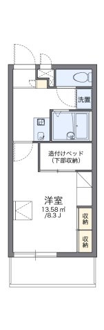 神戸市西区丸塚１丁目の賃貸マンションの間取り