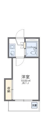 加古川市平岡町新在家のアパートの間取り