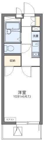 レオパレスエミネンス２８の間取り|代表的な間取のため実際の間取とは異なる場合があります