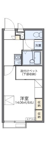 レオパレス南備後の間取り