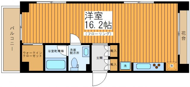 レガリア都立大レジデンスの間取り