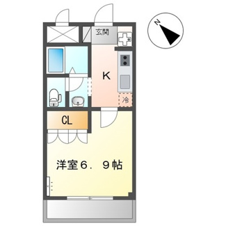 【間取り】 | エスポワール・K | 1K