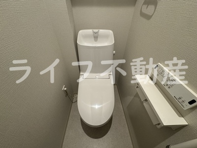グラン今里NORTH　仲介手数料無料のトイレ|落ち着いたトイレです