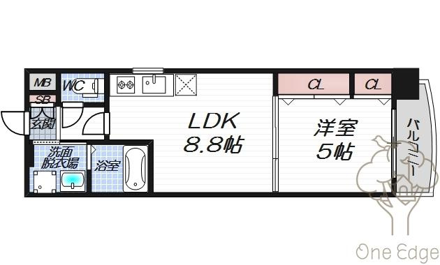 ランドマークシティ梅田東の間取り