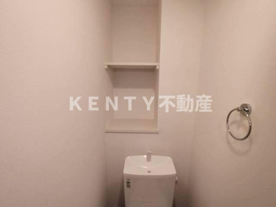 【トイレ】 | ルネコート大鳥居 | 落ち着いた色調のトイレです