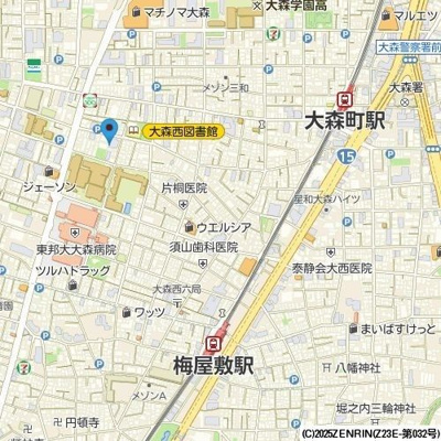 【地図】 | アジールコート大森西