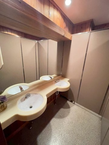 久留米市日吉町の賃貸マンションの洗面所