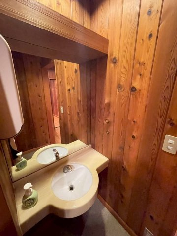 久留米市日吉町の賃貸マンションの洗面所