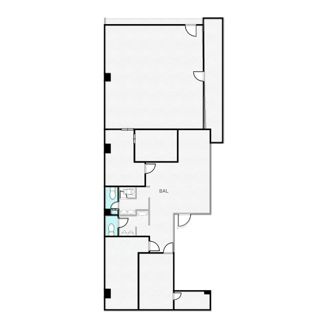 久留米市日吉町の賃貸マンションの間取り