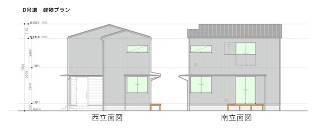 【完成予想図】 | 高知市高そね/全8区画 | Ｄ号地プラン