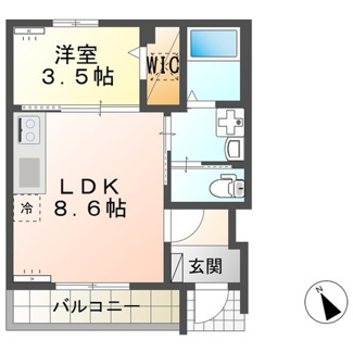 【間取り】 | ジュジュ | 1LDK