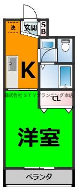 仲介手数料０円！ホーメスト北原T.Mの間取り