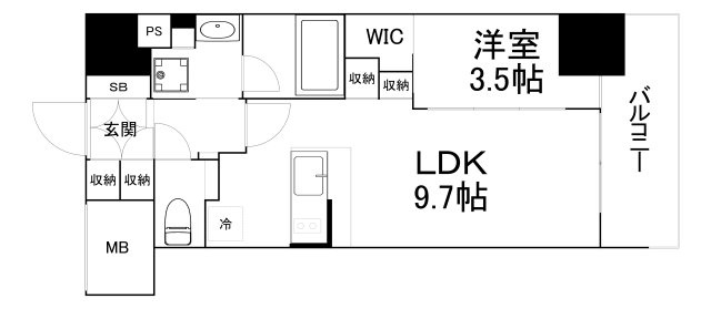 【間取り】 | コンフォリア・リヴ北浜淡路町