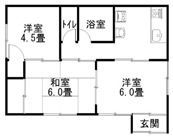 深沢一戸建の間取り