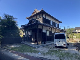 中古戸建　出雲市上塩冶町の前面道路含む現地写真