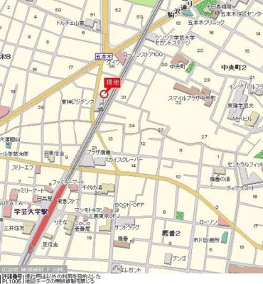 【地図】 | プレール学芸大学
