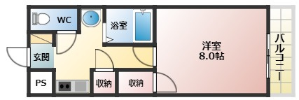 【間取り】 | ハイツ岡本