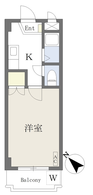 コーポラス大和の間取り