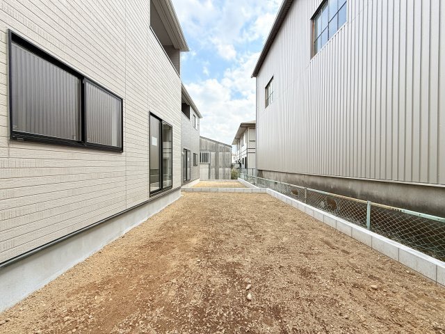 常総市水海道天満町第3　新築戸建　1号棟の庭