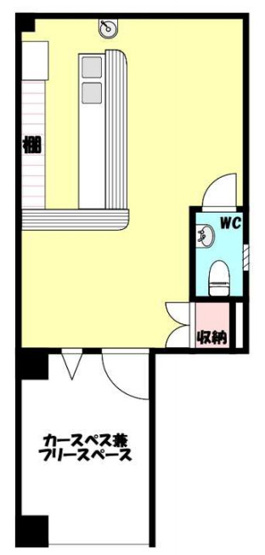 【間取り】 | 二宮町２丁目1階貸店舗