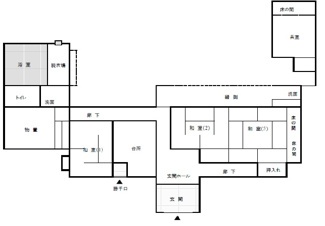 【間取り】 | 鳥取市鹿野町今市別荘