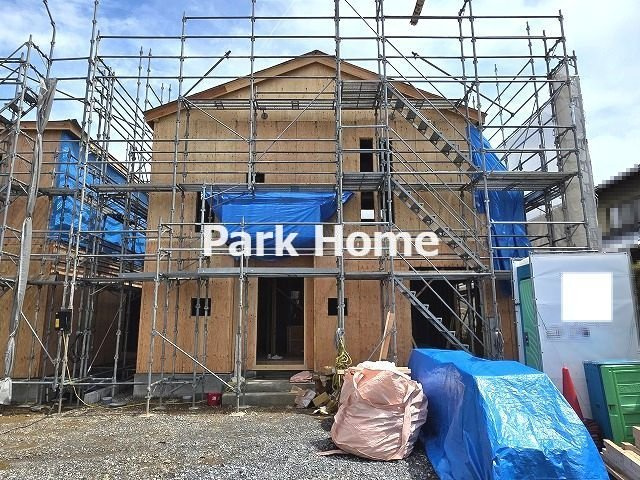 高知市東城山町-3期3棟3- 新築戸建ての外観|3号棟　2026.4月：建築中