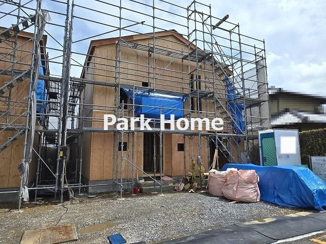 高知市東城山町-3期3棟3- 新築戸建ての外観|3号棟　2026.4月：建築中