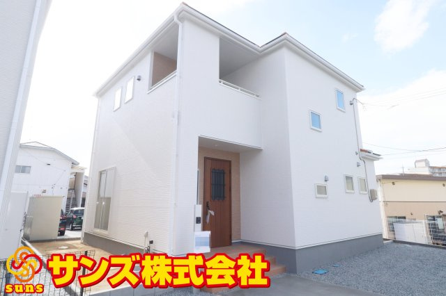 郡山市大槻町字広町　　　１号棟　　　桑野小学校、郡山第６中学区　の外観|南東側から見た外観