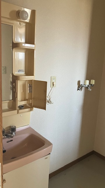 キャニオン十和田A棟の洗面所|洗面所です