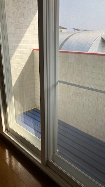 キャニオン十和田A棟のバルコニー|陽当たり良好なバルコニーです