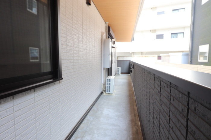 (仮称)D-ROOM水前寺5丁目のバルコニー