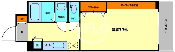 グランドロアール天満橋の間取り|グランドロアール天満橋　間取り