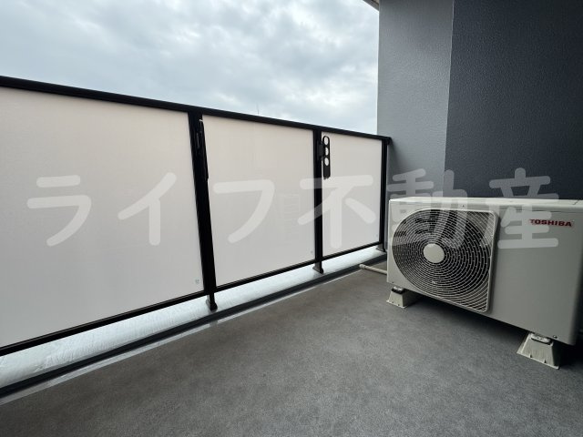 ブランシエスタ森ノ宮のバルコニー|広々としたバルコニーです