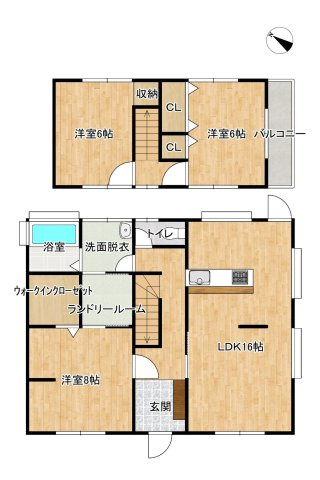 【間取り】 | 古賀市米多比　中古一戸建☆仲介手数料無料☆