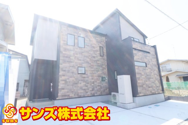 郡山市安積町南長久保１丁目　　　1号棟　　　安積第３小学校、安積第２中学区の外観|南西側から見た外観♪