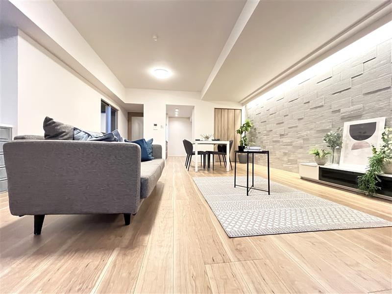 甲南コーポラスの居間・リビング|リビングダイニング