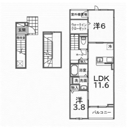 【間取り】 | ミルト　ブリッサ　大原